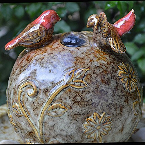 FEI&S Double-bird ceramic fountain water humidifier home ornaments new living room furnished decoration process