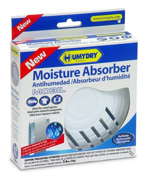 HUMYDRY USA93001C12 Mobil Unscented Moisture Absorber, 2.6-Ounce N4