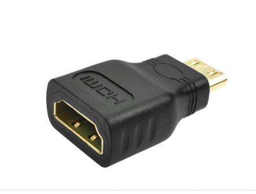 Mini HDMI (Type C) Male to HDMI (Type A) Female Adapter V1.4 Connector HDTV N3