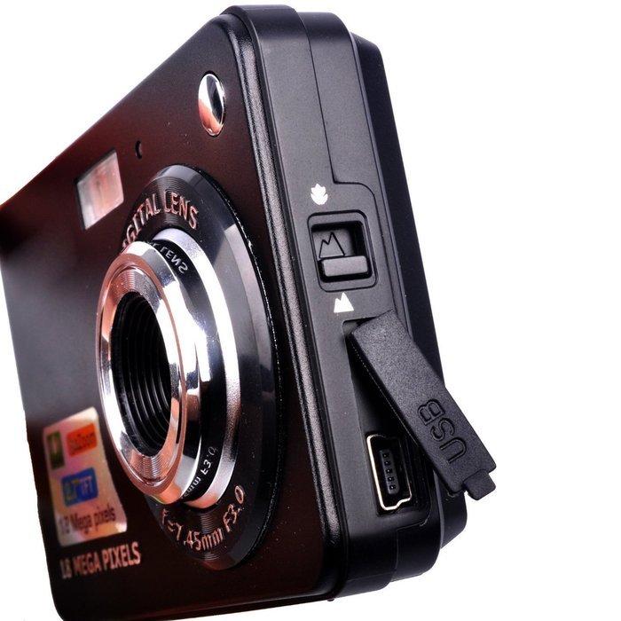 SSstar Digital Camera 8X Digital Zoom HD 720P 18MP 2.7 inch TFT LCD Screen Digital Video Camcorde Color Black N7