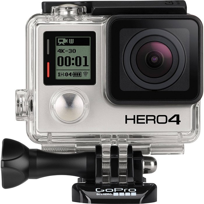 GoPro HERO4 Black + Rechargeable Battery + Dual Battery Charger + Case for GoPro HERO4 and GoPro Accessories +... N2