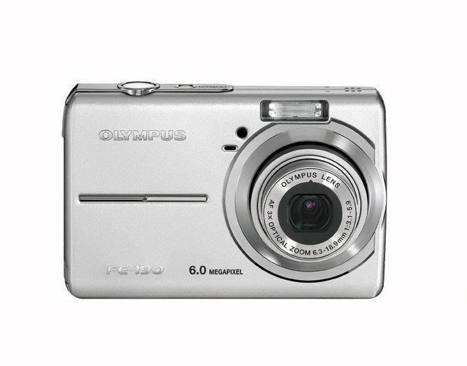 Olympus FE-190 6MP Digital Camera with Digital Image Stabilized 3x Optical Zoom N3