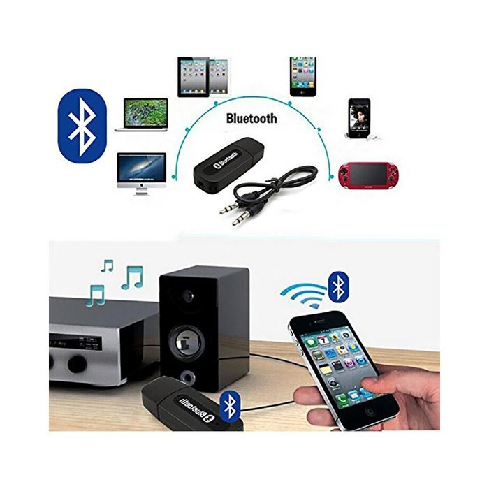 Storite USB Bluetooth Stereo Music Receiver 3.5Mm Adapter Dongle For Speakers Car Mp3 N6