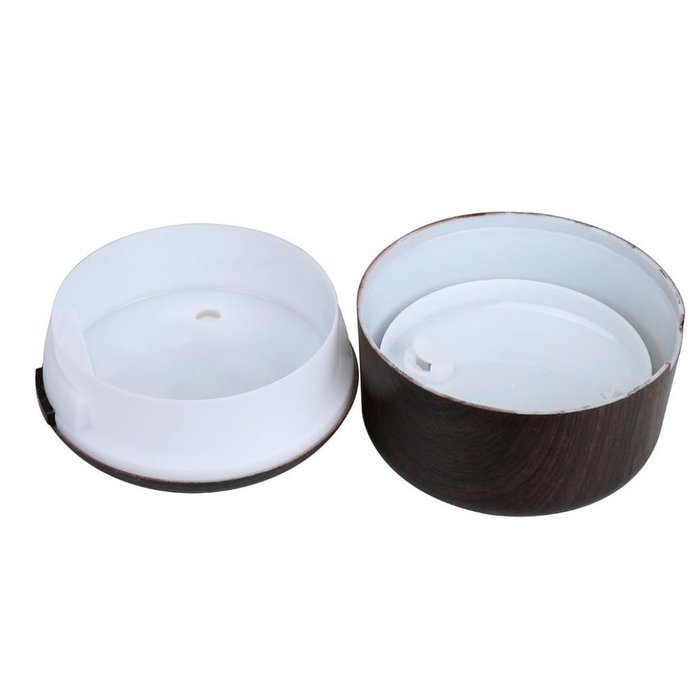 250ml Ultrasonic Home Aroma Humidifier ，Air Diffuser ，Mist Purifier ，Lonizer Atomizer (Brown) N10