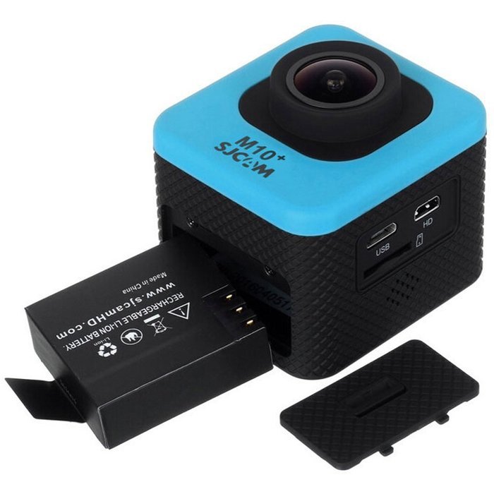 SJCAM M10 Plus Waterproof 2K Gyro Stabilization Sports Camera - Blue N6