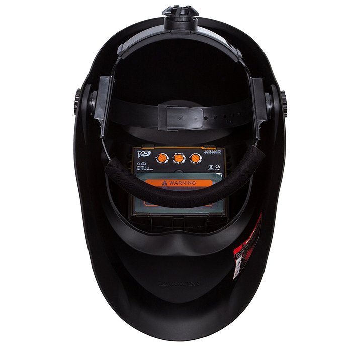 Black Adjustable Auto Darkening Solar Welding Helmet Mask CE ANSI Certified by Safe66