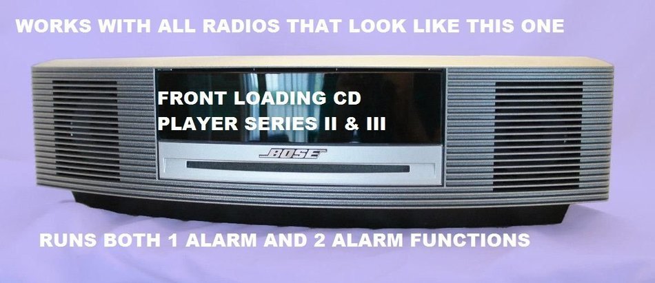 Replacement Remote Control for Bose AWRCC1 , AWRCC2 & Wave Radio II , III & IV Can do single and dual alarm functions. N5