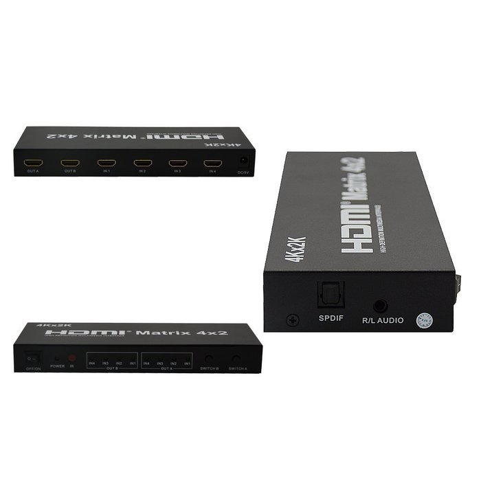 LinkS 1x8 8 Ports HDMI Powered Splitter for Full HD 1080P & 3D Support (One Input To Eight Outputs) N40