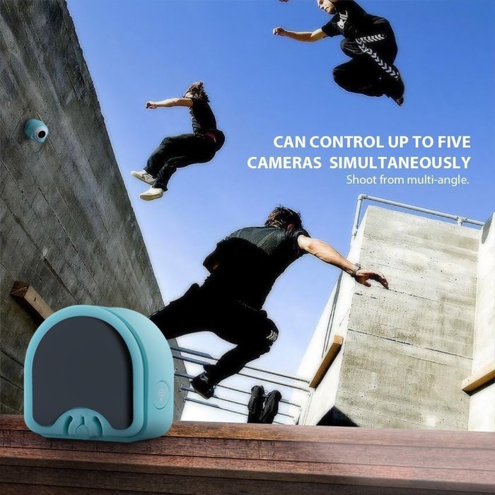 HULKER CUBE 008 MINI ACTION CAMERA WIFI Rainproof ,Remote Control,145 Degree Wide Angel 20M ,Magnetic and Sticky... N2