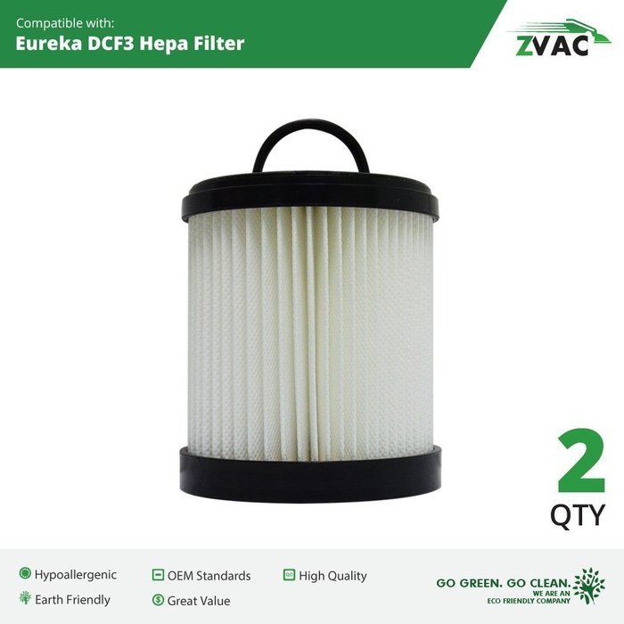 Eureka DCF3 Part # 61825/ 62136 Dust Cup Filter By Zvac N2