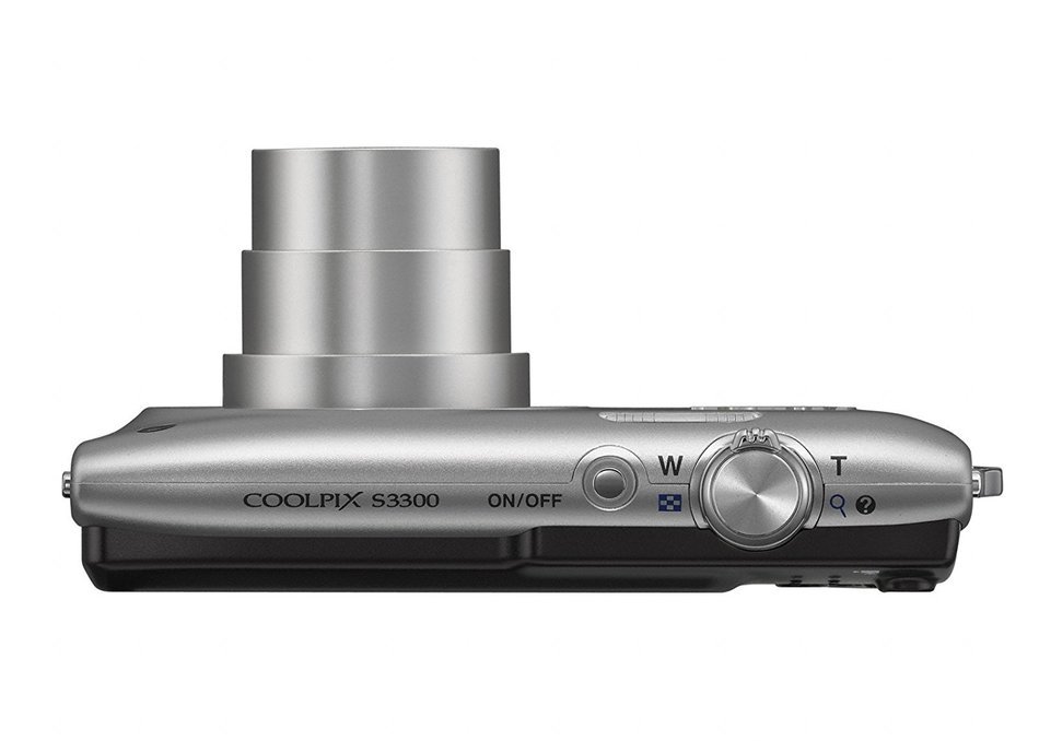 Nikon Coolpix S3300 16 Megapixel Digital Camera - Silver N6