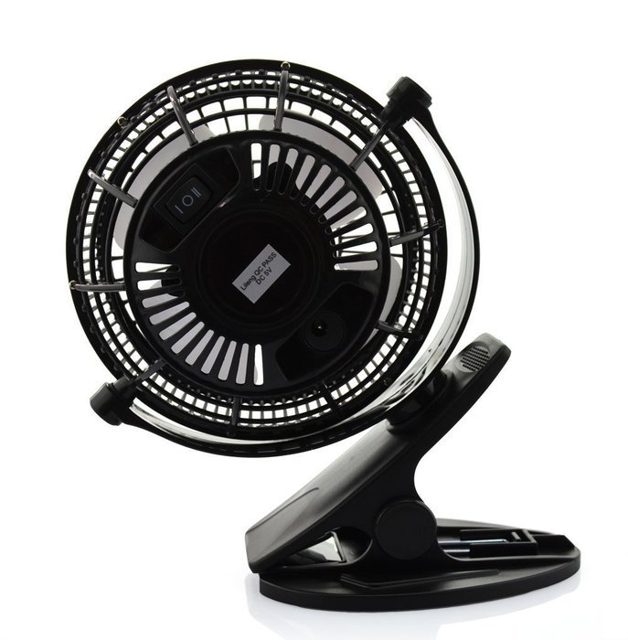 Misula 5" USB Powered 360 Degree Rotatable Clip-On Mini Fan Table Fan Desktop Fan Electronic Cooling Fan Personal...