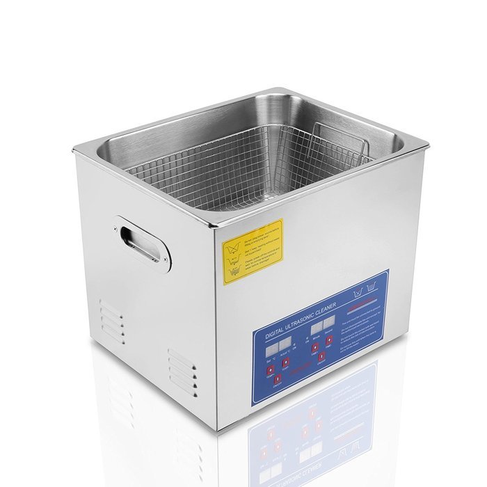 OrangeA Ultrasonic Cleaner Ultrasonic Cleaner Solution Heated Ultrasonic Cleaner 15L for Jewelry Watch Cleaning... N24