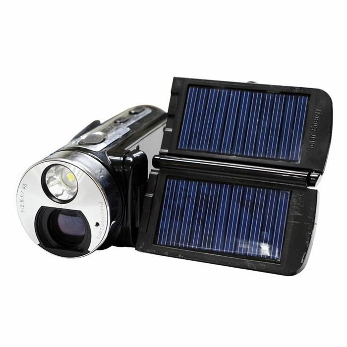 Outdoor Camera 1080P Full HD Dual Solar Panel Digital Video Camera Camcorder Torch Light with Rotatable 3 Inch... N2