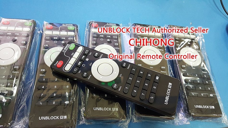 unblock tech TVBOX original remote controller. support all UBOX models such as S900 Pro S800 S800PLUS H800 N5