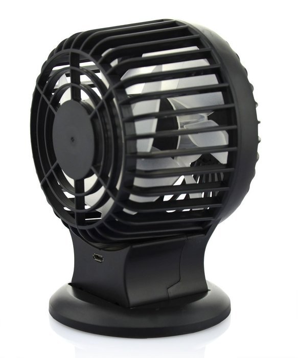Roadacc (TM) Mini Portable Rechargeable Electric Fan With 2 Modes Speed Adjustable--Double Blades Mini Desktop...