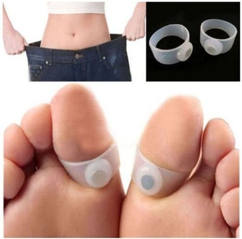 Slim Health Silicone Magnetic Foot Toe Ring Keep Fit Slimming Lose Weight