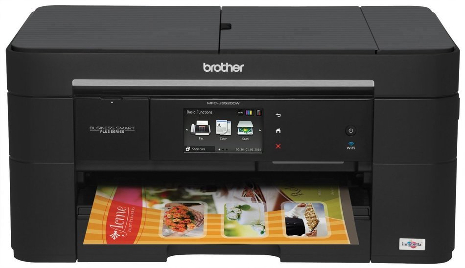 Brother Printer MFCJ5520DW Wireless All-in-one Inkjet Printer, Amazon Dash Replenishment Enabled