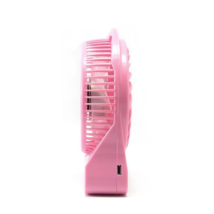 FOLOTE 4-inch Mini Hand Held Portable USB Fan Powered by Lithium Rechargeable Battery, 4 Blades, 3 Speeds Wind... N3