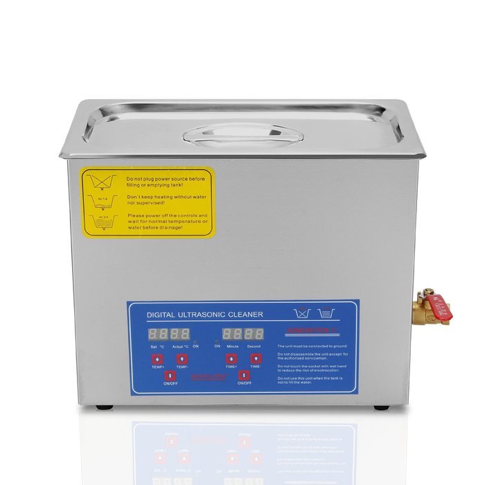 OrangeA Ultrasonic Cleaner Ultrasonic Cleaner Solution Heated Ultrasonic Cleaner 15L for Jewelry Watch Cleaning... N41