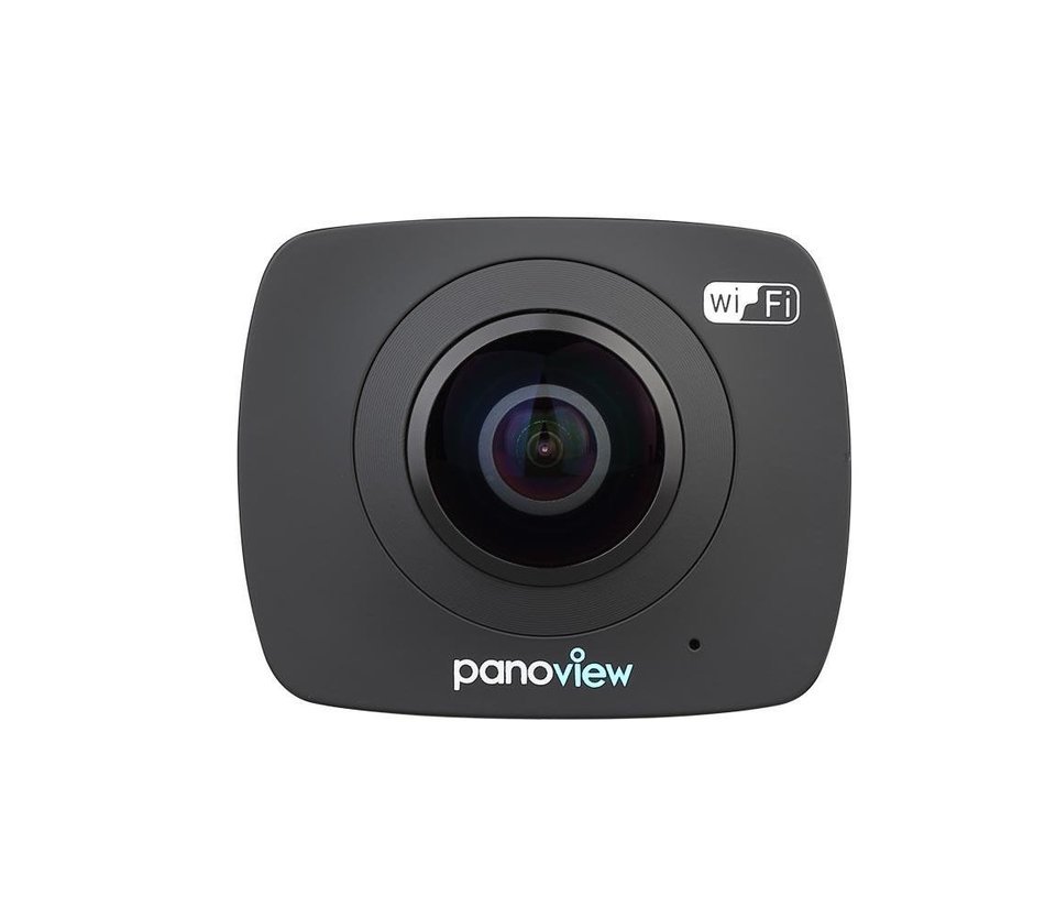 LongStar Cube 360 VR Action Video Camera Large Panoramic View with Dual Lens WiFi H.264 360x220 1080P Wifi IOS... N3