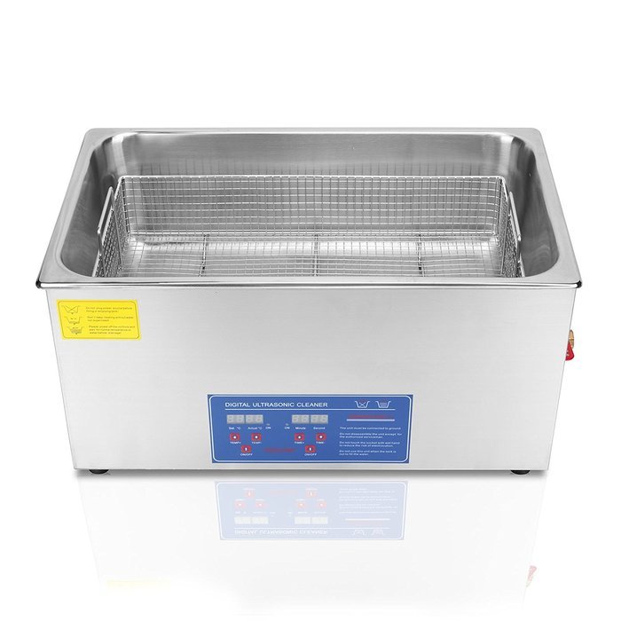 OrangeA Ultrasonic Cleaner Ultrasonic Cleaner Solution Heated Ultrasonic Cleaner 15L for Jewelry Watch Cleaning... N44