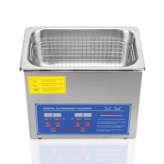 OrangeA Ultrasonic Cleaner Ultrasonic Cleaner Solution Heated Ultrasonic Cleaner 15L for Jewelry Watch Cleaning... N47