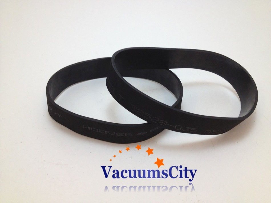 Hoover Windtunnel Upright Self Propelled Flat Belts 2 Pk Genuine Part # 38528035,40201170