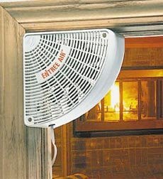 Doorway Wall Fan Finish: Ivory N2