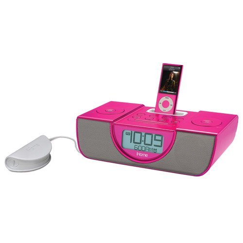 iHome FM Stereo Dual Alarm Clock Radio (IH-iP43PV)