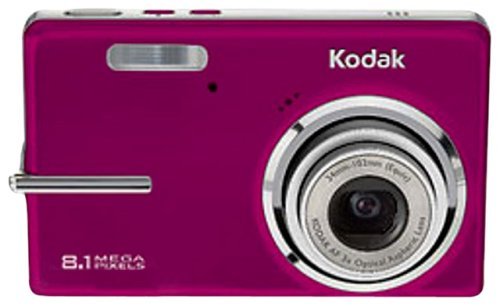 Kodak Easyshare M893IS 8.1 MP Digital Camera with 3xOptical Image Stabilized Zoom (Red) N2