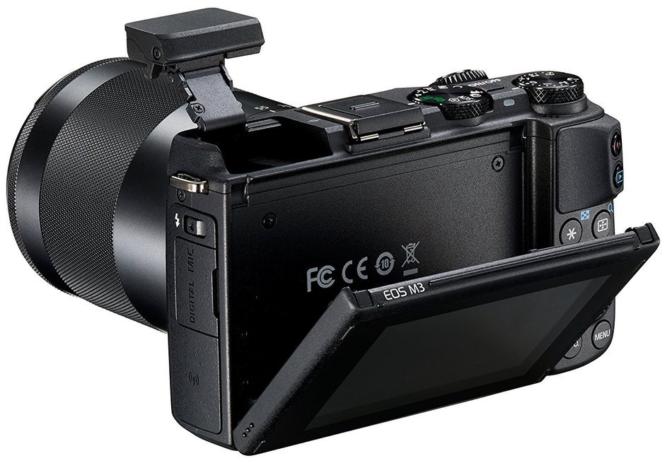 Canon EOS M3 Mirrorless Camera (Black) with EF-M 18-55mm IS STM and EF-M 55-200mm IS STM Lenses - International... N5