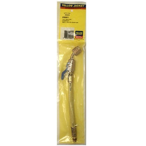 Yellow Jacket 29001 1/4" Yellow Ball Valve Adapter