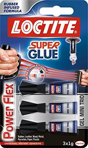 Loctite 1885734 3 g Super Glue Mini Trio Power Flex Gel - Transparent by Loctite