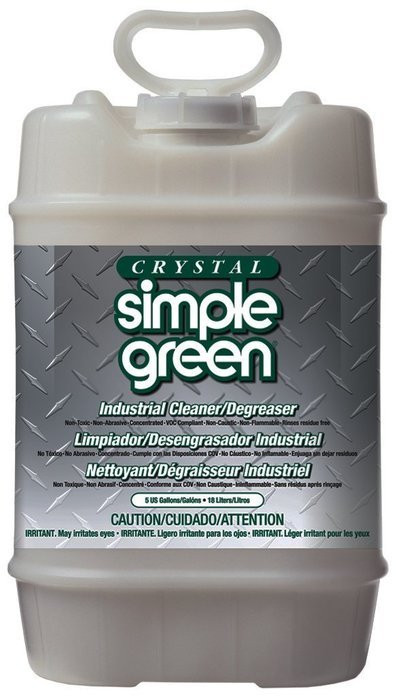 Simple Green 19005 Crystal Industrial Cleaner/Degreaser, 5 Gallon Pail