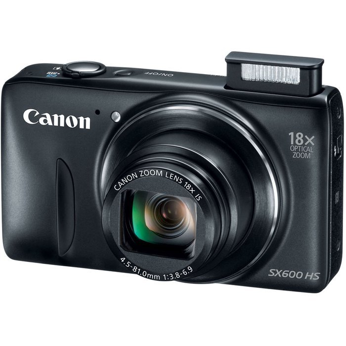 Canon PowerShot SX600 HS 16MP Digital Camera (Black) N7