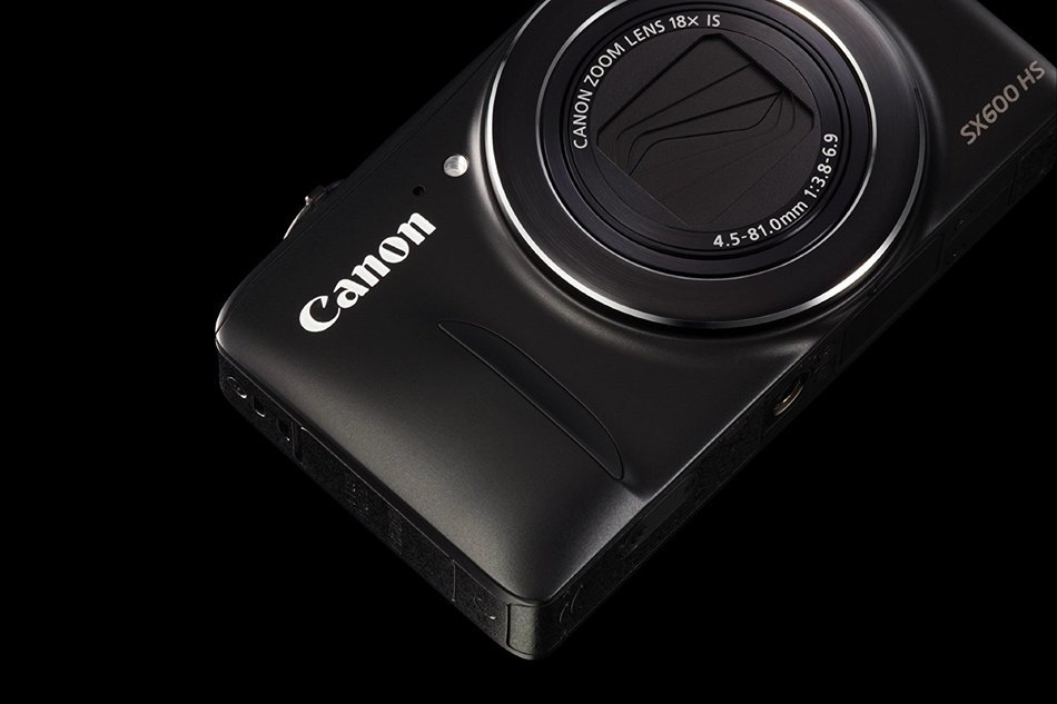 Canon PowerShot SX600 HS 16MP Digital Camera (Black) N8