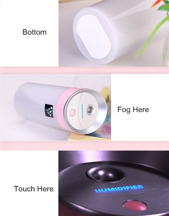 Led Aroma Diffuser Ultrasonic Humidifier USB 5V 2W 4Colors 300ML Ultrasonic Mist Maker Fogger Car Diffuser Aromatherapy...