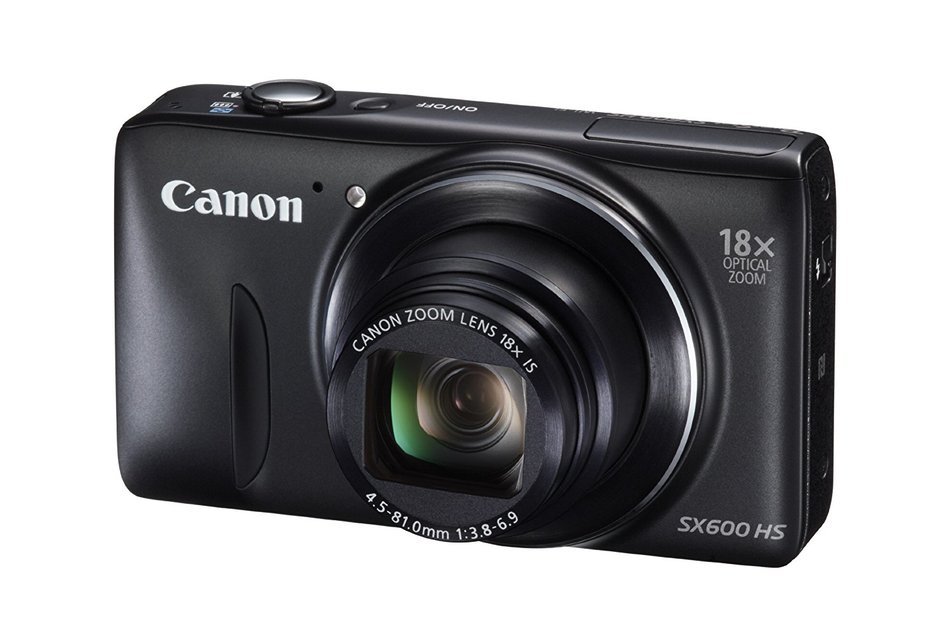 Canon PowerShot SX600 HS 16MP Digital Camera (Black) N10