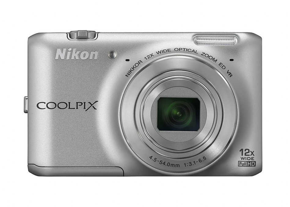 Nikon COOLPIX S6400 16 MP Digital Camera with 12x Optical Zoom and 3-inch LCD (Silver) (OLD MODEL) N35