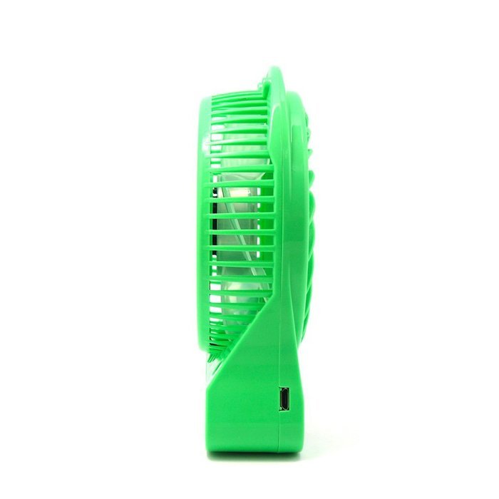 FOLOTE 4-inch Mini Hand Held Portable USB Fan Powered by Lithium Rechargeable Battery, 4 Blades, 3 Speeds Wind... N5
