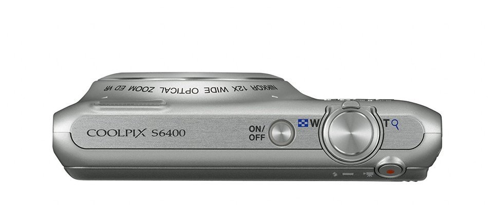 Nikon COOLPIX S6400 16 MP Digital Camera with 12x Optical Zoom and 3-inch LCD (Silver) (OLD MODEL) N37