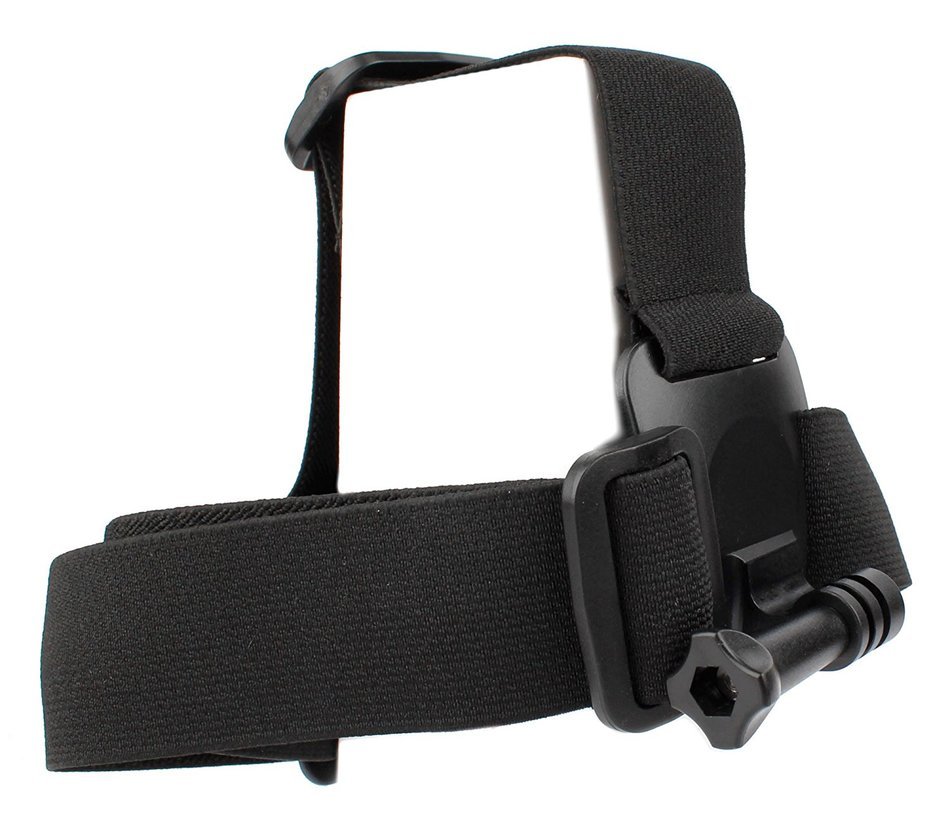 DURAGADGET Black, Fully Adjustable Head Strap Mount Compatible with the AEE S60 Plus | S71T Plus | S90 & S92 Action...