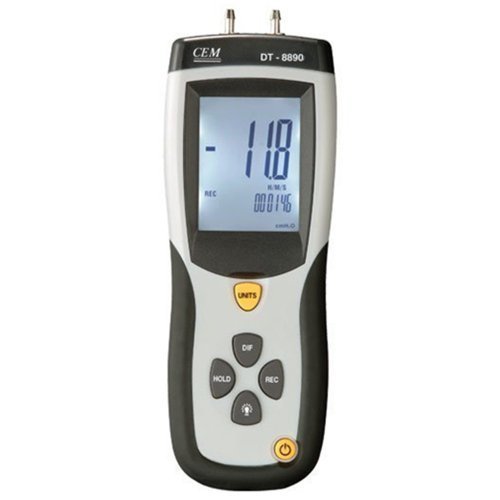 CEM DT-8890 Differential Pressure Manometers Data Logger Meter Tester Pressure Range: 5psi Accuracy: 0.3%FSO by...