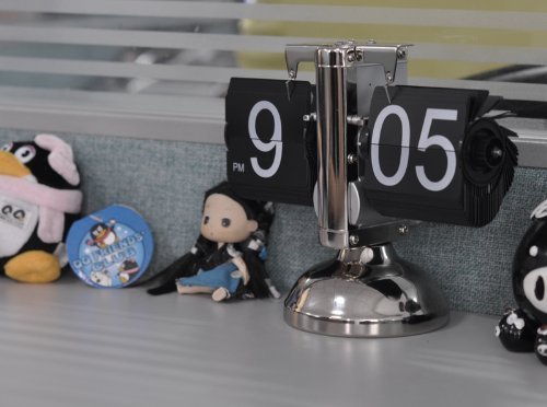 Retro Flip Down Clock - Internal Gear Operated N7
