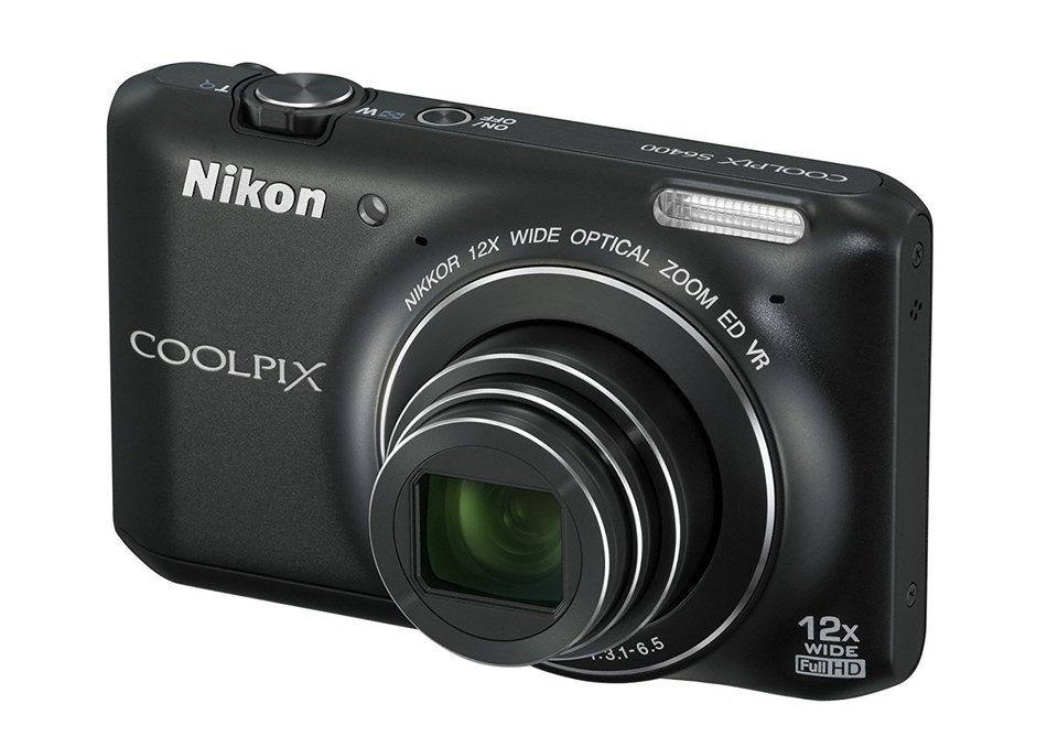 Nikon COOLPIX S6400 16 MP Digital Camera with 12x Optical Zoom and 3-inch LCD (Silver) (OLD MODEL) N45