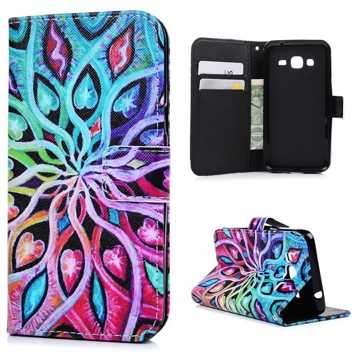 Galaxy J3 Case,Samsung Galaxy J3 Case (2016 Version) - Wallet Flip Stand Case PU Leather Case with Shockproof... N23