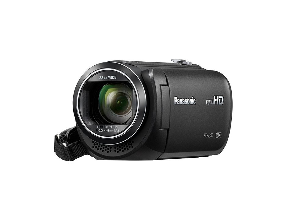 Panasonic HC-V380K Full HD Camcorder with Wi-Fi Multi Scene Twin Camera (Black) N5