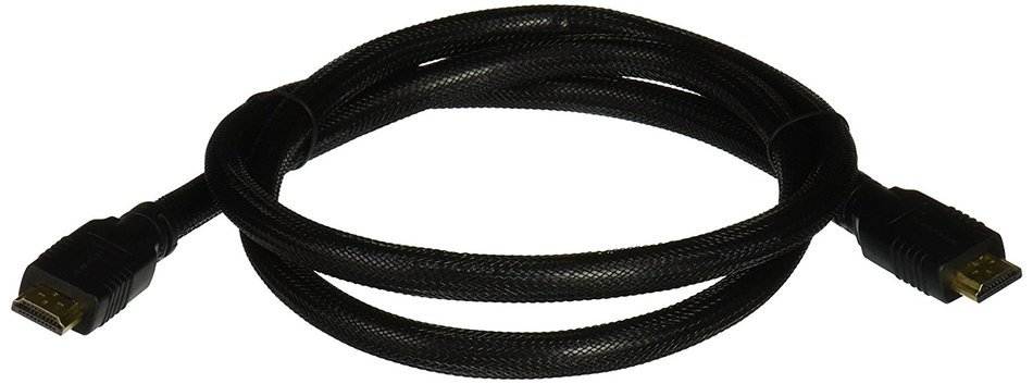 Monoprice Commercial 6ft 24AWG CL2 High Speed HDMI Cable With Ethernet w/ Net Jacket - Black N12