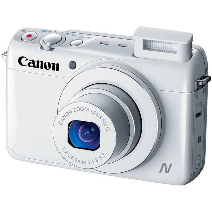 Canon PowerShot N100 HS 12.1MP Digital Camera - Wi-Fi Enabled (White) N6